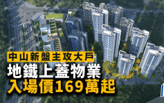 中山新盘主攻大户 地铁上盖物业 入场价169万起