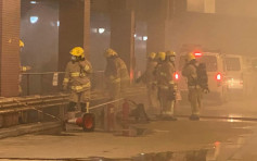 西九龙中心巴士站杂物起火 消防开喉救熄