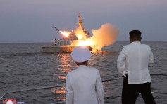 美韓聯合軍演正式啟動  金正恩登艦視察導彈試射