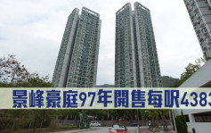 地产话当年｜景峰豪庭97年开售每尺4383元