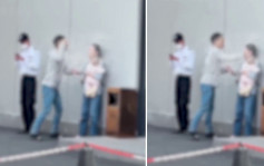 男子广州地铁口挥拳重击抱婴女子 警方：调查处理中