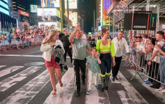 紐約時代廣場踩「25樓高鋼線」行400米  馬戲團兄妹36分鐘驚險演出