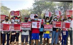 緬甸有示威者抗議中國助封網 當地商會澄清謠言