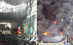 菲律宾商场大火 Jollibee吉祥物竟丝毫无损