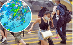 天文台：驟雨雷暴影響珠江口 新界北雨勢特別大