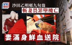 珍惜生命｜沙田乙明邨九旬翁斬傷妻墮樓亡 疑噪音問題爭執