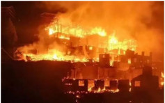 廣西農村沖天大火 兩人罹難10民房燒毀