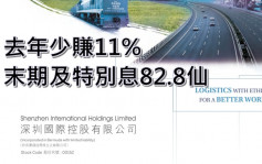 深圳國際152｜去年少賺11%至35.63億元 末期及特別息82.8仙