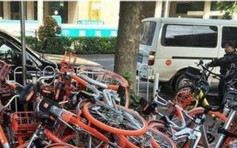 廣州共享單車超過80萬輛 市交委急叫停