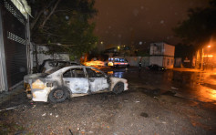 元朗山下村縱火案 車房外燒毀3車