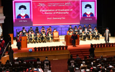 理大第28屆畢業典禮 張家朗及楊孟飛獲頒榮譽博士學位
