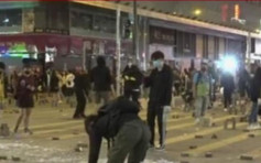 【大三罢】示威者旺角堵路 防暴警射催泪弹驱散