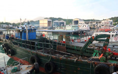 水警海關反走私南丫島截貨船 檢26噸急凍牛內臟拉4男