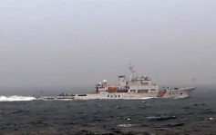 台海巡署公布画面 「新竹舰」紧贴监控大陆「海巡06」船