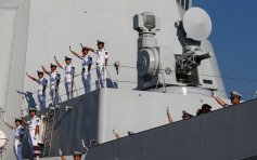 解放軍海軍18日於台灣海峽進行實彈射擊演習