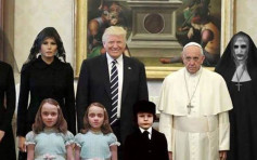 全黑装与教宗合照遭讽「恶魔与天使」　特朗普遭网民恶搞