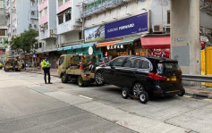 警港島打擊交通違規 發3113張牛肉乾及拖走6車