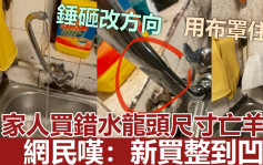 Juicy叮｜连登仔称家人买错水龙头尺寸 喉管「转向」似艺术品