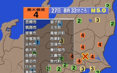 日本茨城县5级地震 多县有震感
