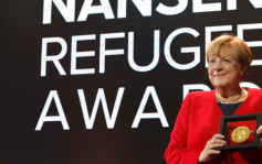 默克尔获颁联合国兰森难民奖 呼吁各国尊重难民权利 