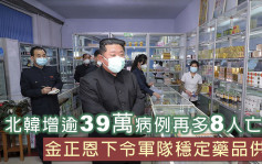 北韩增逾39万发烧病例再多8人亡 金正恩下令军队稳定药品供应
