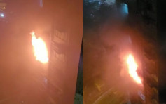 【片段】華貴邨11口家神枱燈起火 戶主輕傷400人疏散