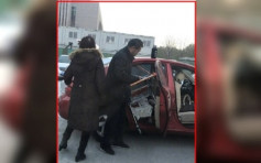 北京夫妇为偷一部购物车 不惜拆座驾后座