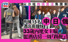 警破跨境賣淫集團「酒店高鐘妹」案 33歲女主腦匿藏酒店一周落網