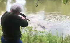 美73歲婆婆為愛駒報仇 苦候3年一槍擊斃3.6米大鱷