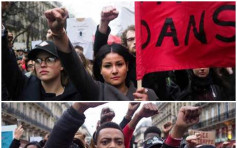 法国巴黎逾7000人游行　抗议警方滥用武力