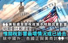 关税最坏情况或已过｜古天后
