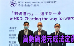 金管局冀数码港元成法定货币 获准在香港发行