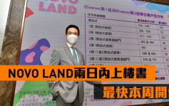 熱辣新盤放送｜NOVO LAND兩日內上樓書 最快本周開價