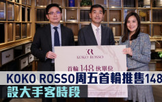热辣新盘放送｜KOKO ROSSO周五首轮推售148伙  设大手客时段