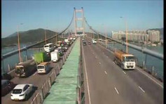 【8.5三罷】青馬大橋有多車事故 入機場擠塞開放下層行車
