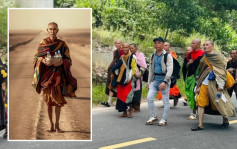 越南「僧侶」苦行1500公里變網絡紅人  粉絲跟隨熱到中暑亡