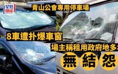 青山公会专用停车场8车遭扑爆车窗 场主称租用政府地多年无结怨