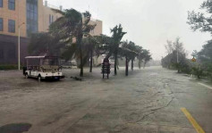 颱風潭美｜深圳發出白色預警  海南沿海現海水倒灌