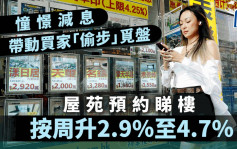 憧憬减息 带动买家「偷步」觅盘 屋苑预约睇楼按周升2.9%至4.7%