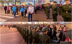 上海外灘元旦逾萬警力實施人流管制