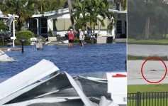 飓风伊恩横扫佛州至少酿17死 街道洪水惊见鲨鱼