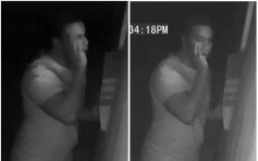 澳洲变态男窗外偷窥女童 CCTV拍下惊恐画面 