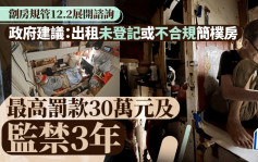 劏房規管︱政府建議出租未登記或不合規簡樸房 最高罰款30萬元及監禁3年 下周一展開諮詢