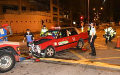 红磡两车迎头相撞「的哥」头伤送院 七人车司机吹爆表被捕