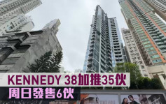 熱辣新盤放送｜KENNEDY 38加推35伙 周日發售6伙