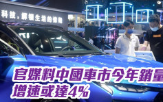 官媒指中国车市迎多重利好政策 今年销量增速或达4%