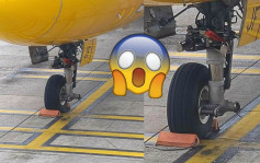 新加坡酷航客機降落台桃園機場  竟「少一顆輪胎」