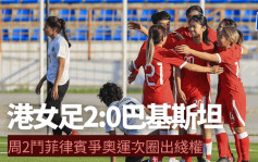 港足｜香港女子隊2:0挫巴基斯坦 周2鬥菲律賓爭奧運次圈出綫權