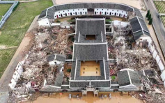 福建暴雨︱52萬人受災  龍岩「客家第一祠」坍塌︱有片