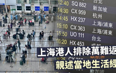 上海港人排除萬難終返港 親述當地經歷：個個都怕去方艙